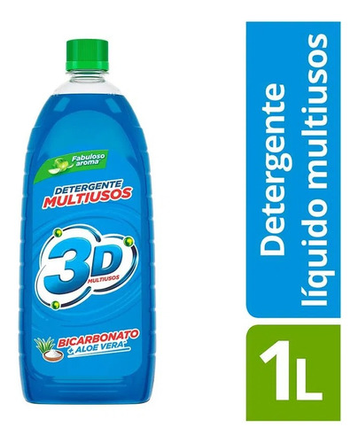 Detergente 3d Liquido 1l