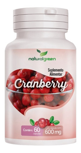 Cranberry Suplemento C/ D3  500mg  - 180  Cápsulas + Brinde 