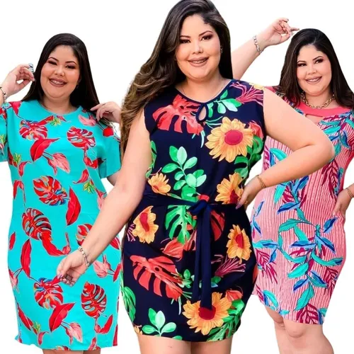 Vestido Suede Plus Size MercadoLivre