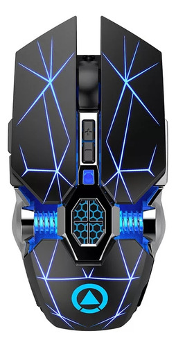 Mouse Yindiao A7 Con Retroiluminacion Rgb 2.4 G Recargable