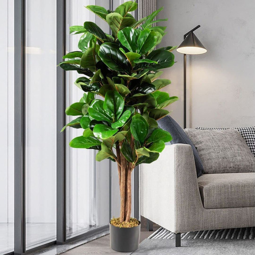 Planta Artificial Ficus Lyrata 150 Cm 180 Hjs / Arbusto Real