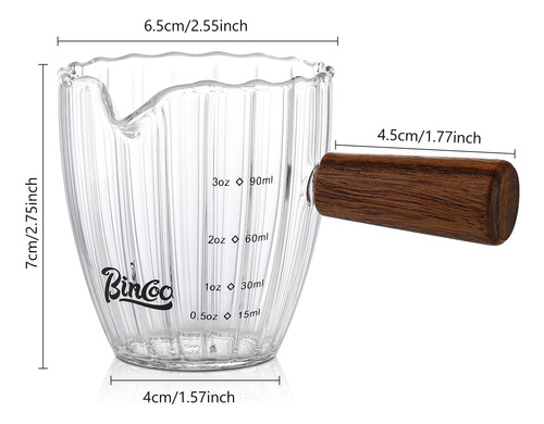 Tazas De Espresso Con Mango De Madera, Vaso De Chupito De Es