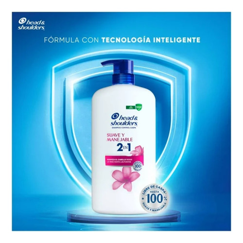 Shampoo Head & Shoulders Control Caspa 1 L - 4 Pzas