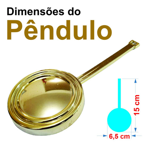 Imagem 4 de 4 de Maquina De Relogio Especial, Ponteiros, Badalo E Algarismos