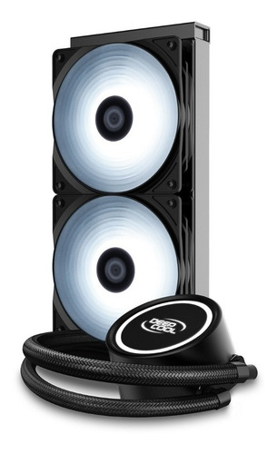 Imagem 2 de 8 de Water Cooler Gammaxx L240t Deepcool White 240mm - Lacrado