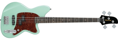 Ibanez Tmb100 Talman Bajo 4 Cuerdas Jaguar Pj Pasivo Acabado del cuerpo Gloss Color Mint green Orientación de la mano Diestro