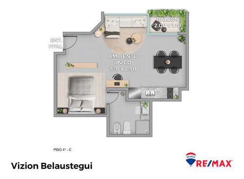 Dpto Monoambiente En Venta Villa Crespo Con Balcón
