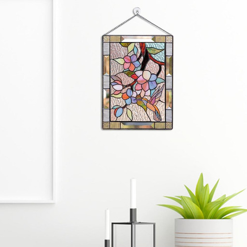 Suncatcher Con 2 Paneles De Ventana Pintados Para Decoración