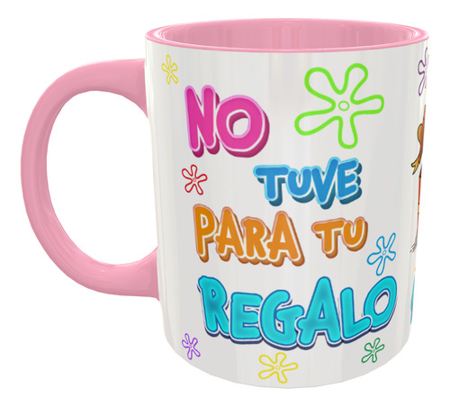 Taza Personalizadas Con Nombre Cerámica 325 Ml 11oz Premium Rosa Patricio Estrella Cóbrate