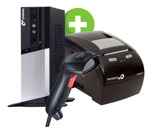 Kit Automação Rc-8400 + Impressora Bematech Mp 4200 + Leitor