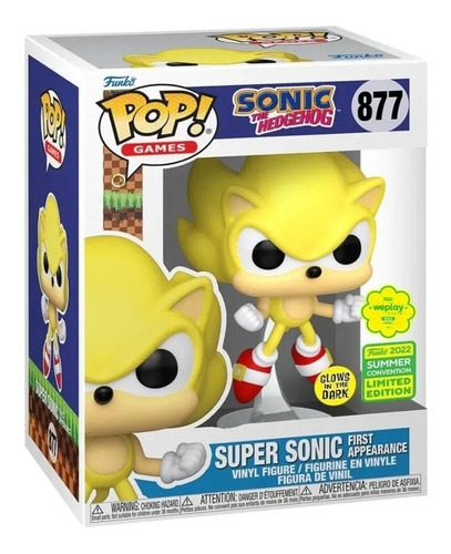Pop Games: Sonic The Hedgehog Super Sonic Sdcc 2022 877