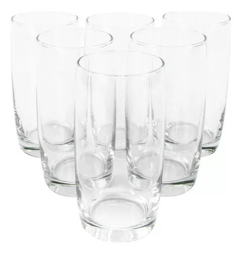 Juego De Vasos Curvas Bebidas X 6 Unidades 0676Cl6