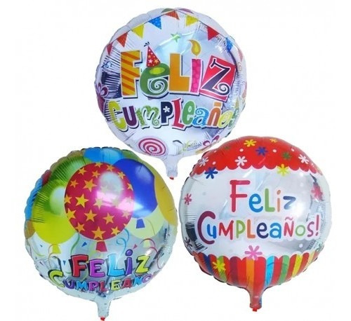 20 Globos Feliz  Cumpleaños 18  Pulgadas Mayoreo 