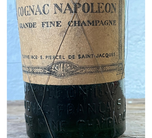 Antigua Botella Cognac Napoleon Coleccionable (Usado)