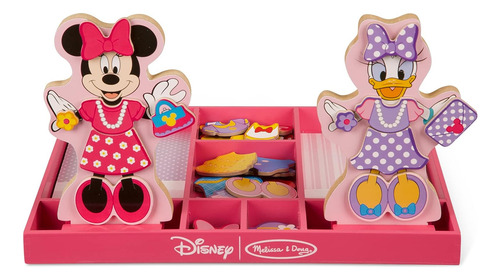 Melissa Doug Disney Minnie Mouse Y Daisy Duck Dress -up Magn