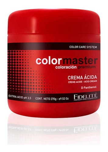 Fidelité Crema Extra Ácida Colormaster X 270 Gr.