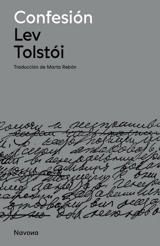 Libro: Confesion. Tolstoi, Lev. Navona Editorial