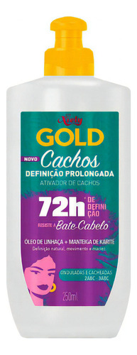 Ativador De Cachos Niely Gold Definição Prolongada 250ml
