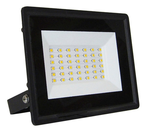 Proyector Led 30w Interelec Luz Blanca Exterior Luminaria  