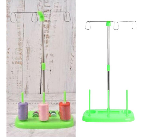 Juego De Soporte De Carrete De Hilo Herramientas De Verde