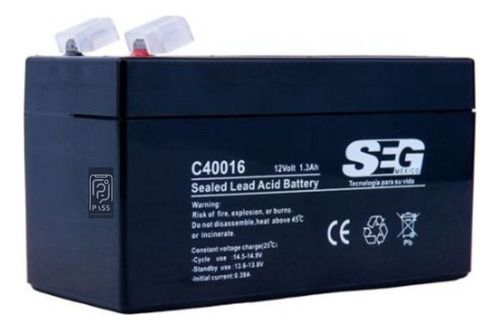 Bateria 12 V 1.3 Ah Seg