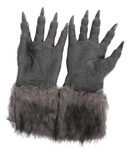 5 Guantes De Disfraz De Hombre Lobo Accesorio De Disfraz De