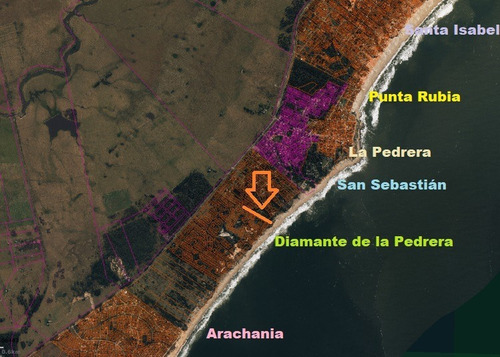 Venta Chacra Rocha La Pedrera Frente Al Mar 10000 Metros
