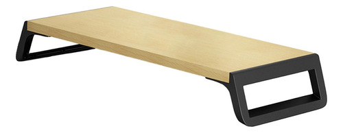 Grande Suporte De Mesa Fácil De Instalar Madeira E Preto