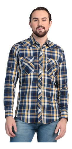 Camisa Moderna Manga Larga Wrangler Hombre 787