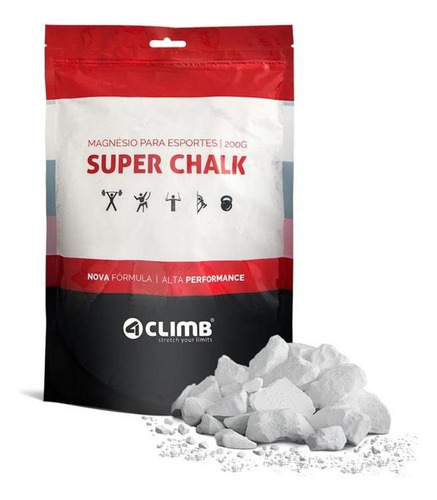 Magnésio Super Chalk 200g Cross Escalada - 4climb