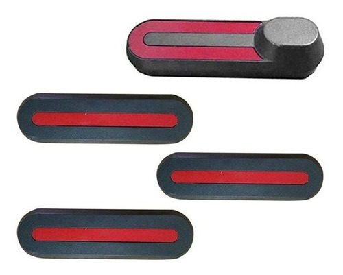 Embellecedores Para Xiaomi M365 + Reflectante Rojo