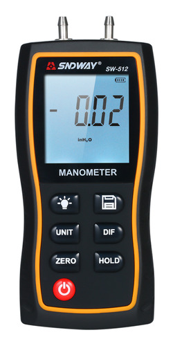 Manómetro Digital Sndway Lcd Precisión Alta 11 Unidades Medi
