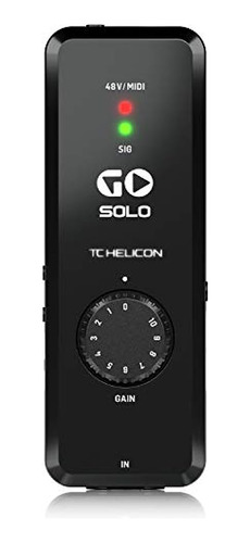 Interfaz De Audio/midi Tc-helicon Go Solo Para Dispositivos 