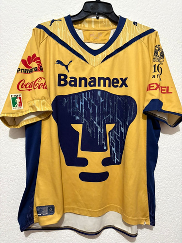 Jersey Pumas Unam Talla L 4 Verón Oro Puma (Usado)