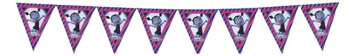 Banderín Temática Vampirina Feliz Cumpleaños