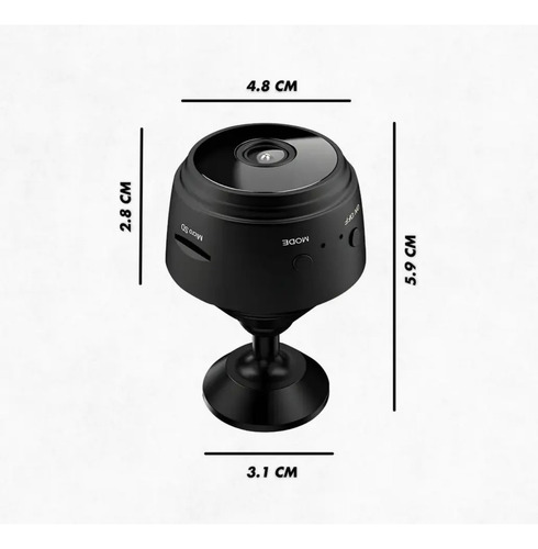 Kit 4 Mini Câmera Espiã Segurança Wifi Discreta Noturna Voz