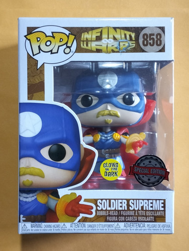 Funko Pop! Soldier Supreme (glow In The Dark) (Usado)