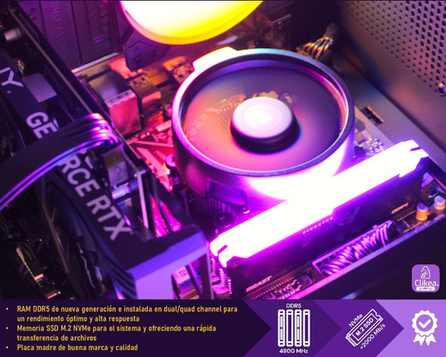 Pc Gamer Rtx 5070 Cpu Ryzen 7 9800x3d 32gb Ddr5 1tb M.2 H6