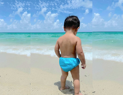 Pañales De Natación Ecológicos Reutilizables Pañal Alberca Género Niñas Talla 18-24 meses
