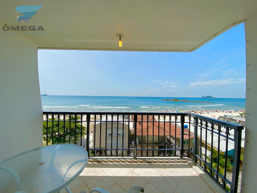 Imagem 4 de 19 de Lindo Apartamento Com Frente Total Mar - Vista Panorâmica - Praia Das Pitangueiras - Guarujá/sp - Ap06354 - 70498671