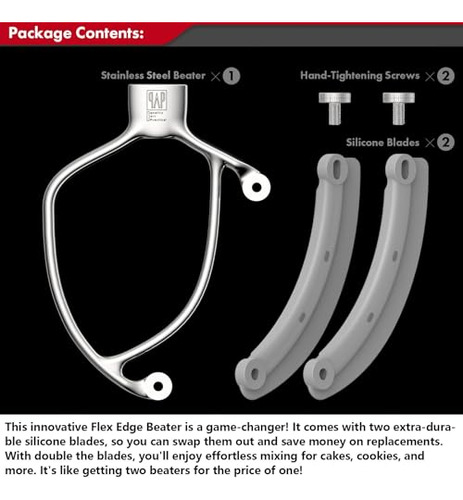 Batidor De Borde Flexible Pro Feb5hd Compatible Con Batidora