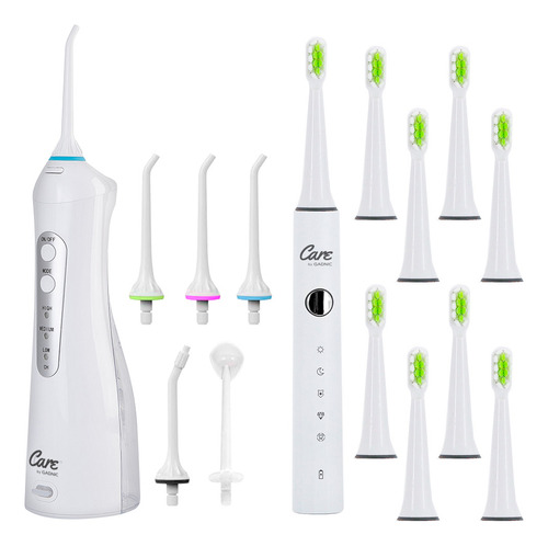 Kit Cepillo Dental Eléctrico+irrigador Bucal Recarcable Usb