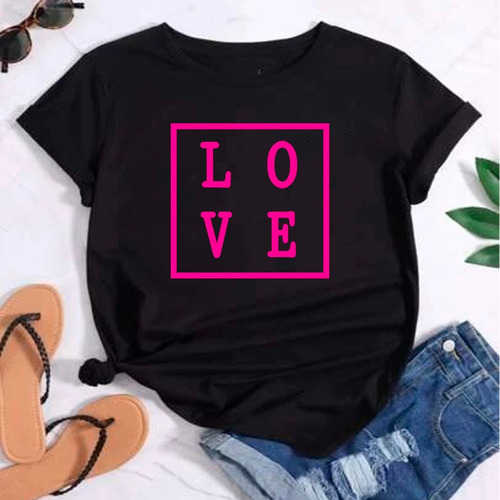 Franela Dama Personalizada Diseño Moda Fashion Love Amor