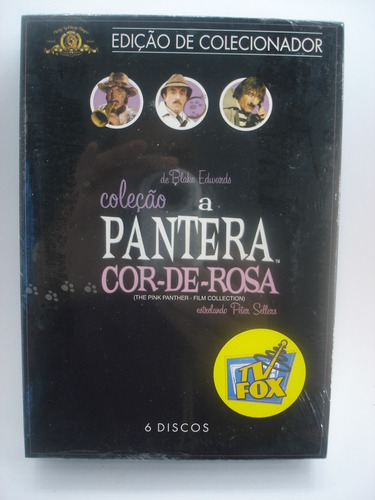 Box Coleção A Pantera Cor De Rosa (6 Dvds) Novo Orig Lacrado