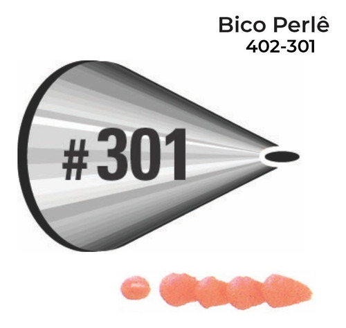 Bico Wilton 301 Perle Oval P/ Decorar Bolos E Doces Original