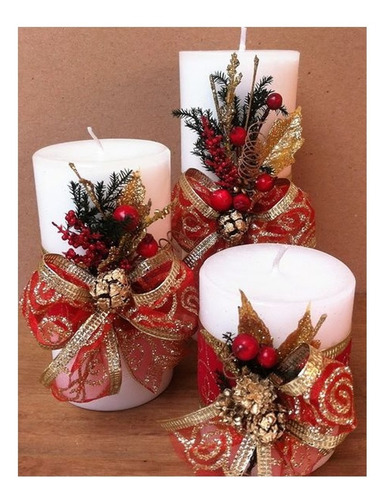 Vela Cilíndrica Para Decoração 6,3 Cm X 9 Cm - Un