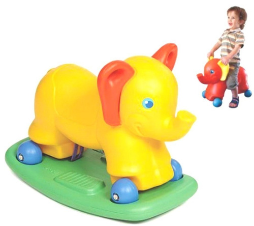 Pata Pata Elefante Trompita Vegui 2 En 1 Mecedor + Andador