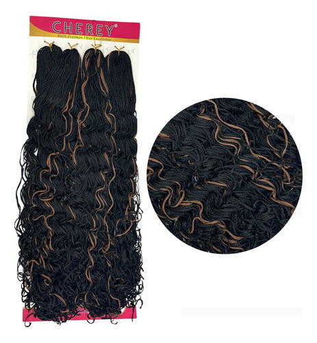 Cabelo Trançado Miojinho Com Cachos Micro Zizi Pacotão