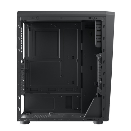 Gabinete Gamer Xigmatek Atx Vortex Rgb Vidrio Templado Color Negro