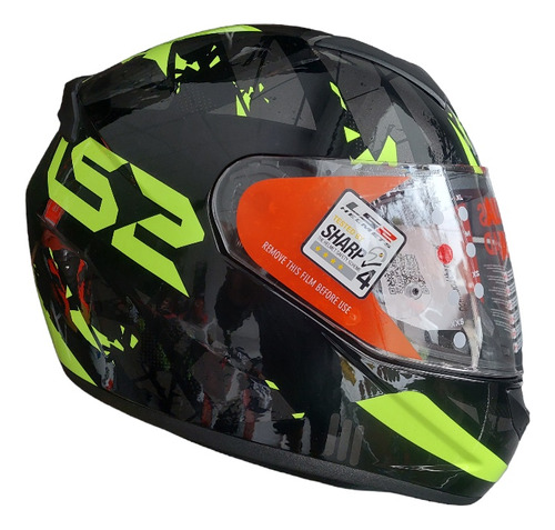 Casco Moto Ls2 Integral 352 Rookie Palimnesis Visor Simple